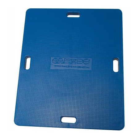 Fabrication Enterprises CanDo 15" x 18" Rectangular Wobble/Rocker Board, 2.5"H, Blue 48853